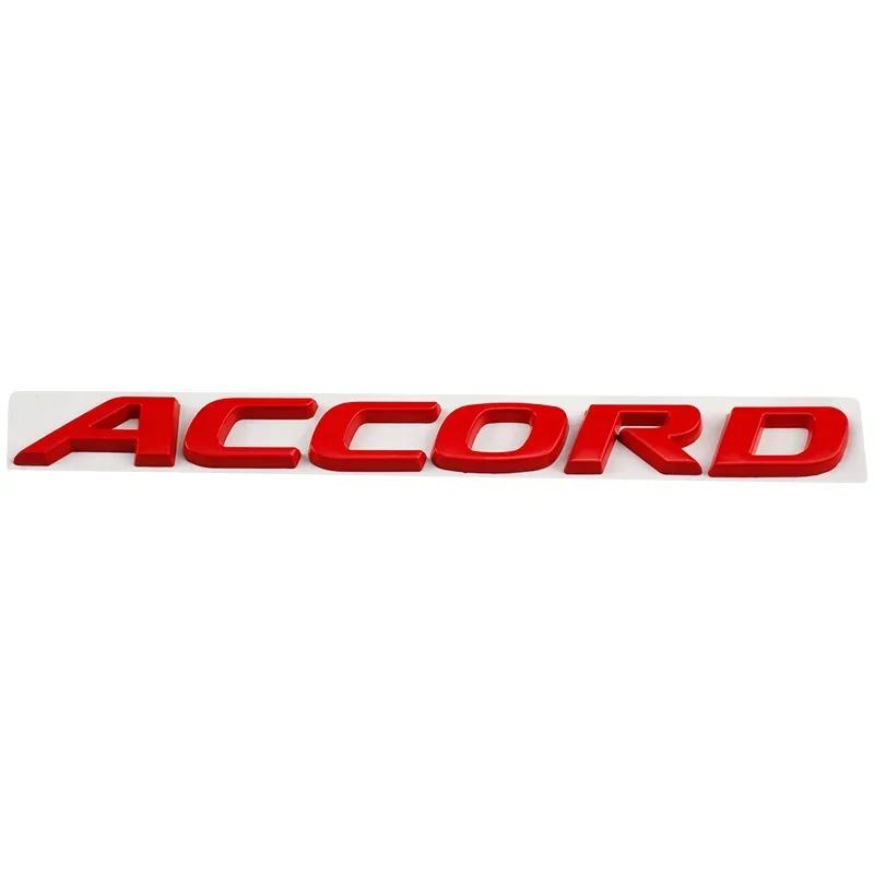 Metal 3D Car Sticker Side Fender Badge Rear Trunk Emblem Decal Styling for Honda Acoord Logo 10th 11th 8th 2025 2023 Accessories