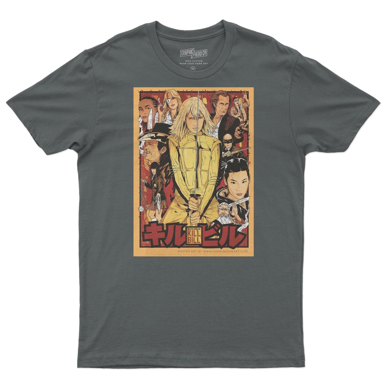 Film Movie Retro Horror Birthday Halloween T Shirt For Kill Bill Tarantino Fans XL