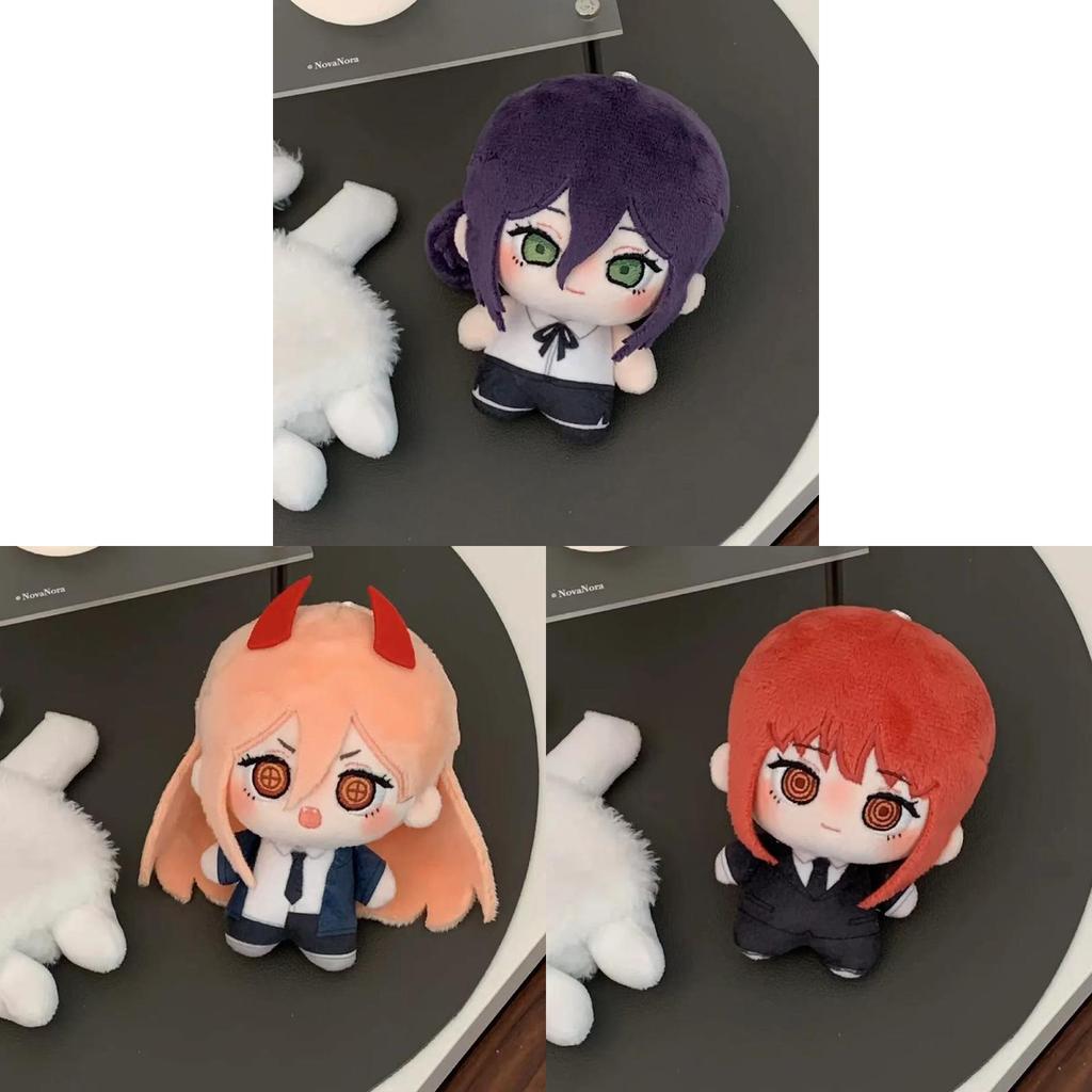 Poupée en peluche Chainsaw Man Makima 10 cm avec un design mignon pour les collectionneurs et les fans