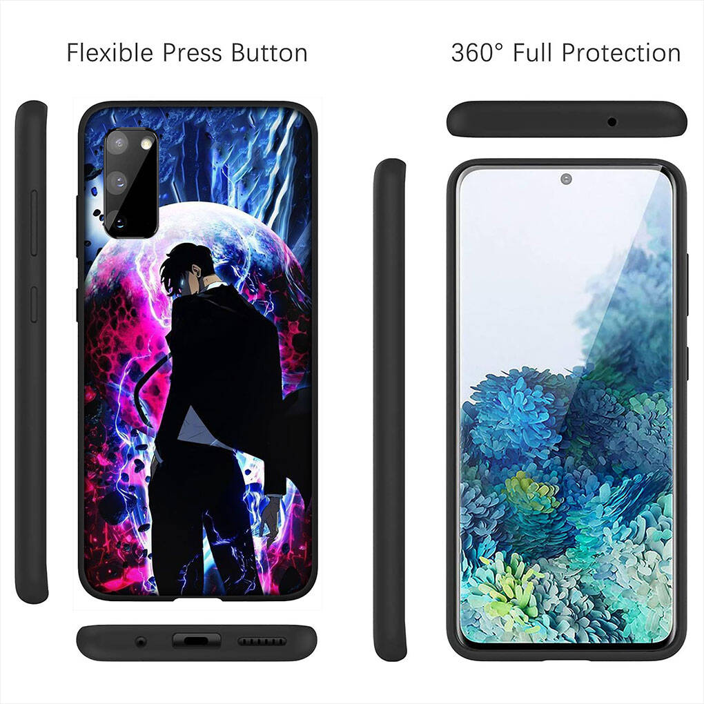 for Motorola Moto Edge 70 60 50 G54 G86 Samsung Galaxy S25 iPhone 17 16 15 Xiaomi Redmi Note 14 13 Pro Max Phone Case Anime Solo Leveling Arise Cover