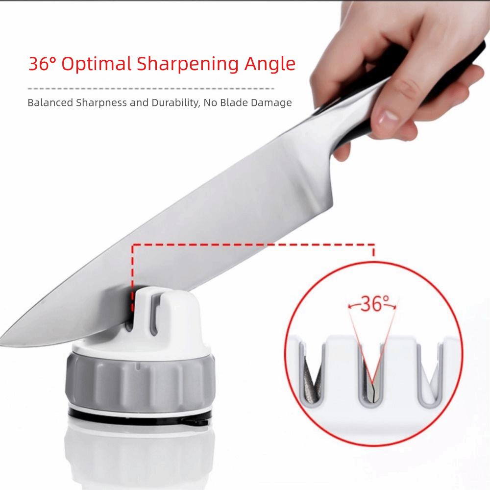 Stainless Steel Mini Cutter Sharpener 3 Stages Cutter Whetstone Sharpening Stone  Kitchen