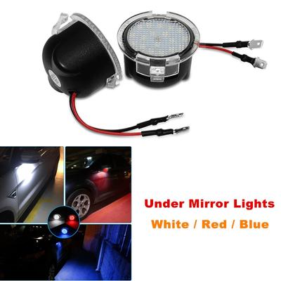 2ks LED světla pod boční zrcátka do auta pro Ford Mondeo 5 Taurus F-150 Edge Fusion Flex Explorer Expedition Raptor Mustang