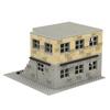 503pcs Oorlog Scène WW2 Vervallen Huis Model Bricks Bouwstenen Speelgoed voor Kinderen Monteren Versieren