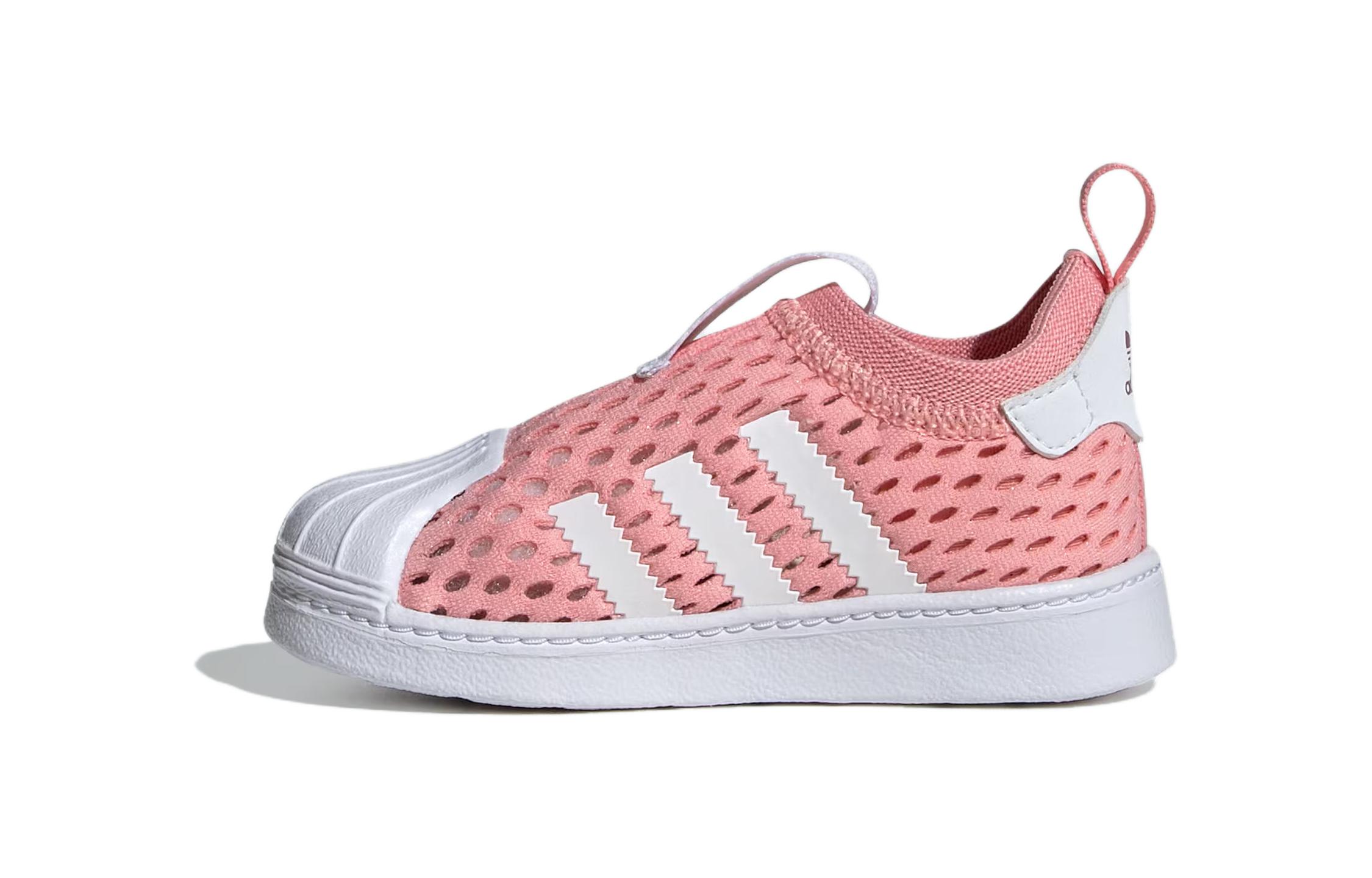 

Adidas Originals SUPERSTAR 360 2.0 БОТИНКИ Низкие Кеды для Скейтбординга, Спортивная Обувь Розовый Белый Для Младенцев и Малышей JH6370 24