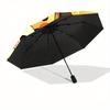 1pc Pikachu Family Umbrella: Automatic Opening & Closing, Foldable Design, Outdoor Use, Gift for Fans & Travelers.F046