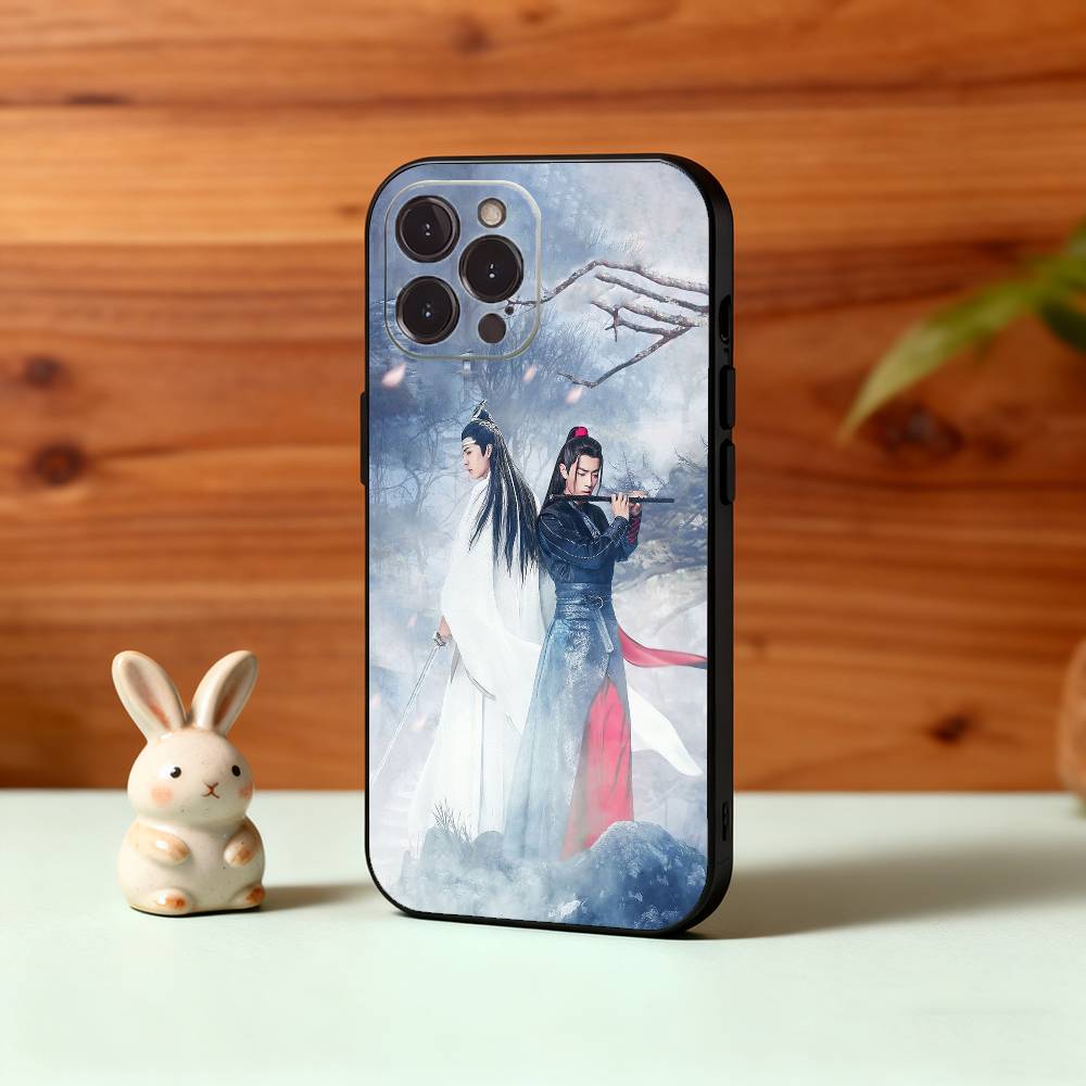 Y-Yibo W-Wang The U-Untamed Phone Case For iPhone17,16,15,14,13,12Plus,Pro Max,XS,5G Soft Silicone Black Cover