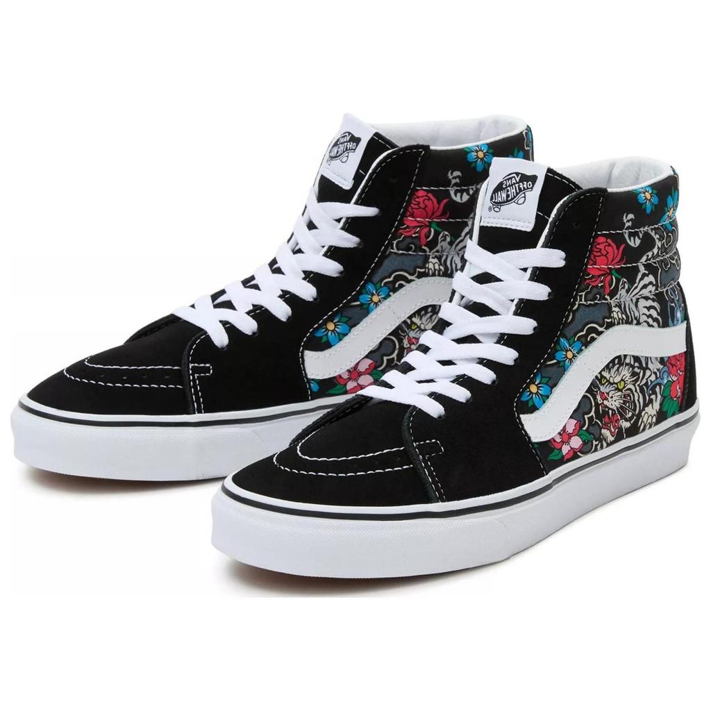 Vans Sk8-Hi Tiger Floral Unisex Sneakers Black Multi True-White VN000BW76GL