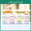 Glasses Heart Hat Bear Plush Toy Animal Keychain With Cute Design For Kids