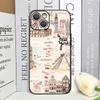 Pink World Map Travel Label Printed Phone Case for IPhone 16 15 14 11 Pro Max 13 12 Mini XR XS X 7 8 Plus SE20 Soft Cover Fundas