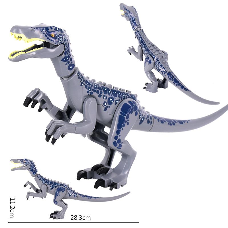 Jurassic World 2 Dinosaurs Figures Tyrannosaurus Rex Indominus Rex I-Rex Indoraptor Building Blocks Kids Toy Compatible