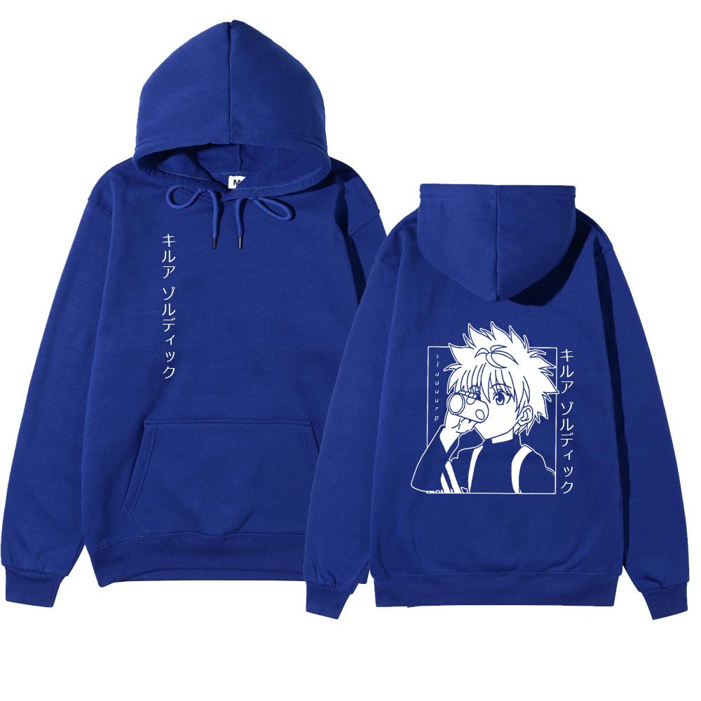 Hunter X Hunter Fashion Hoodies Men Women Hooded Sweatshirts Fashion Hip Hop Casual Pullovers Autumn Boys Girls Black Streetwear Hoodie