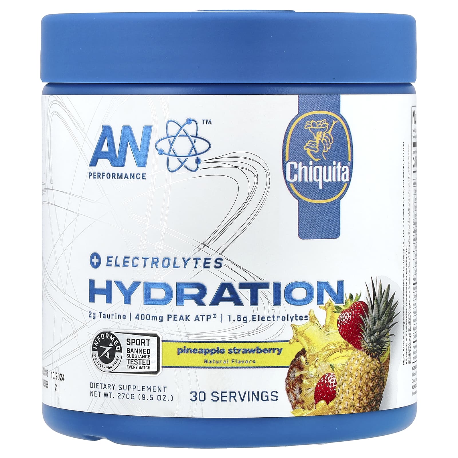 

Hydration, Pineapple Strawberry, 270G(9.5Oz)