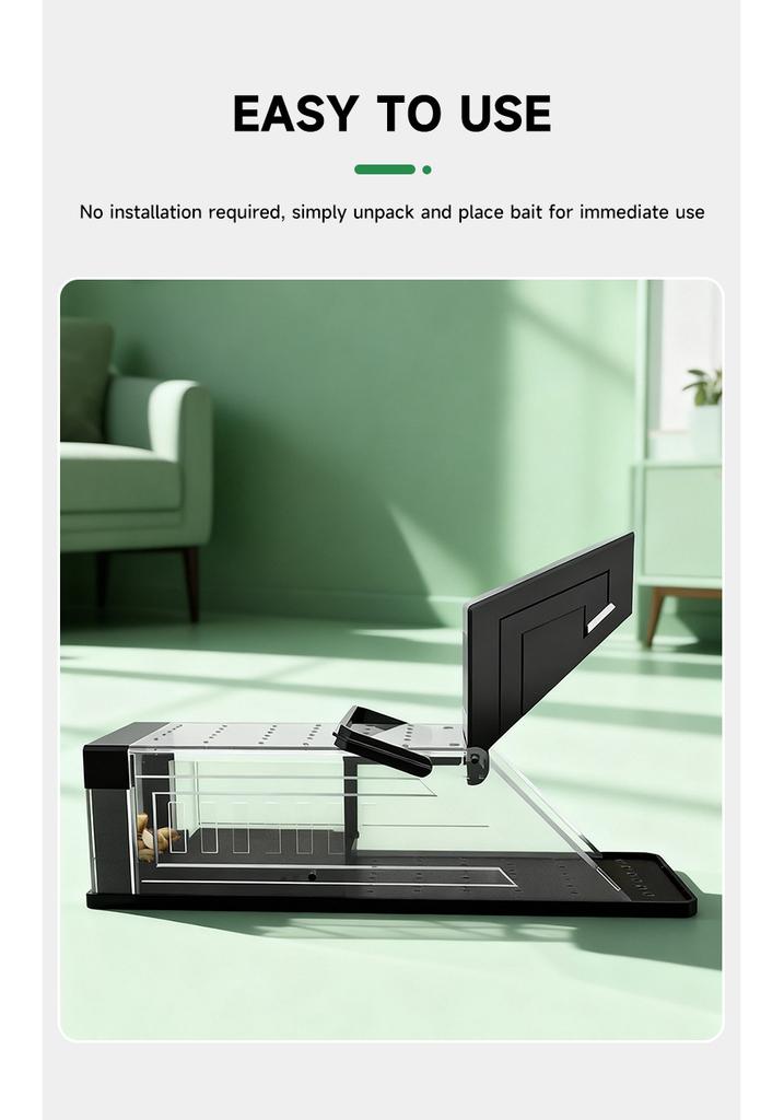 The new mousetrap mouse cage cross-border foreign trade hair-trigger mouse trap artifact automatic household rodent killer