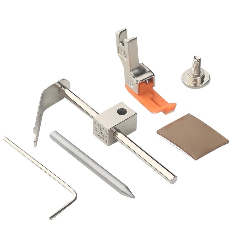 Circle Guide Attachment for Sewing Machine Projects, Metal Marking Rod Set for Round Line Work, Fabric Control, Pattern Tracing, and Sewing Use
