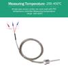 800°C Degree High Temperature Sensor Thread NPT 1/2  Stainless Steel Probe K Type PT100 Thermocouple Tube Temperature Controller