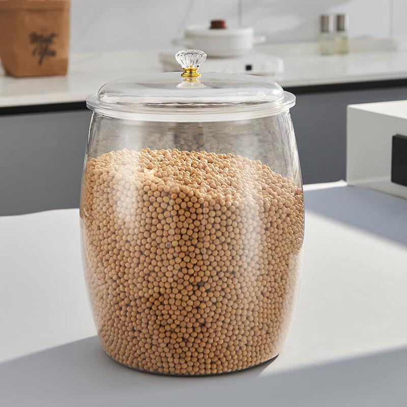 Clear Plastic Airtight Storage Jar
