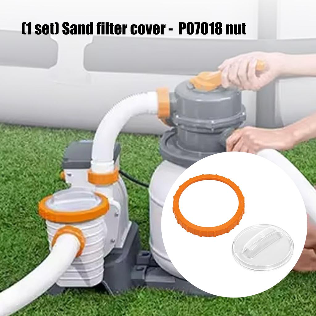 Quick Install Swimming Pool Filter Cover Nut No Tool Required For Easy Assembly On Sand Filters 58486 58497 58499