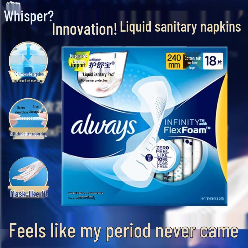 Whisper Future Liquid Daily Sanitary Napkins