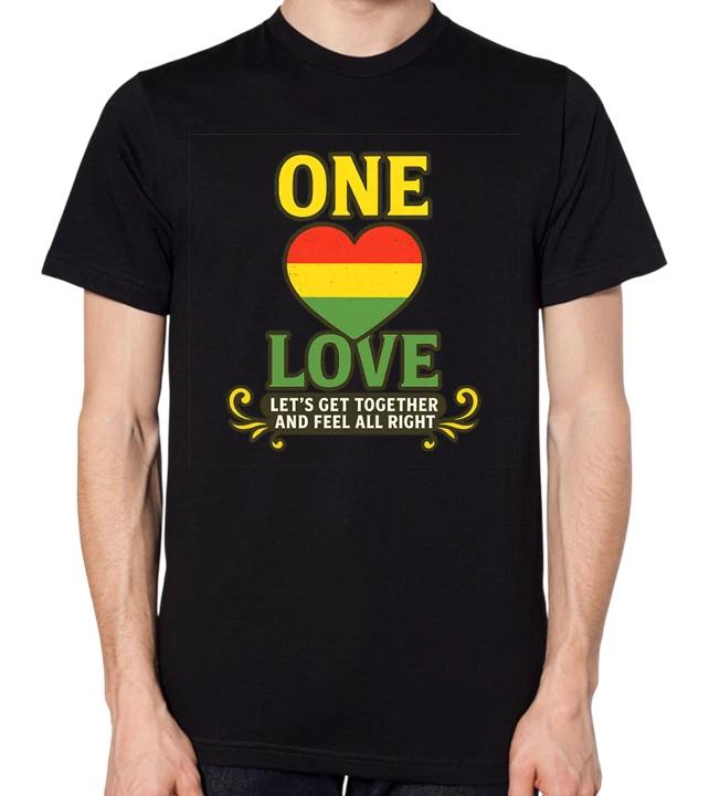 Футболка One Love Джа Раста Регги Растафарианский Топ XXXXL
