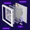 Portable Mosquito Killer Lamp: Indoor/Outdoor Fly Repellent with Electric Shock & Photocatalyst, Wall-Mount or Desktop Use