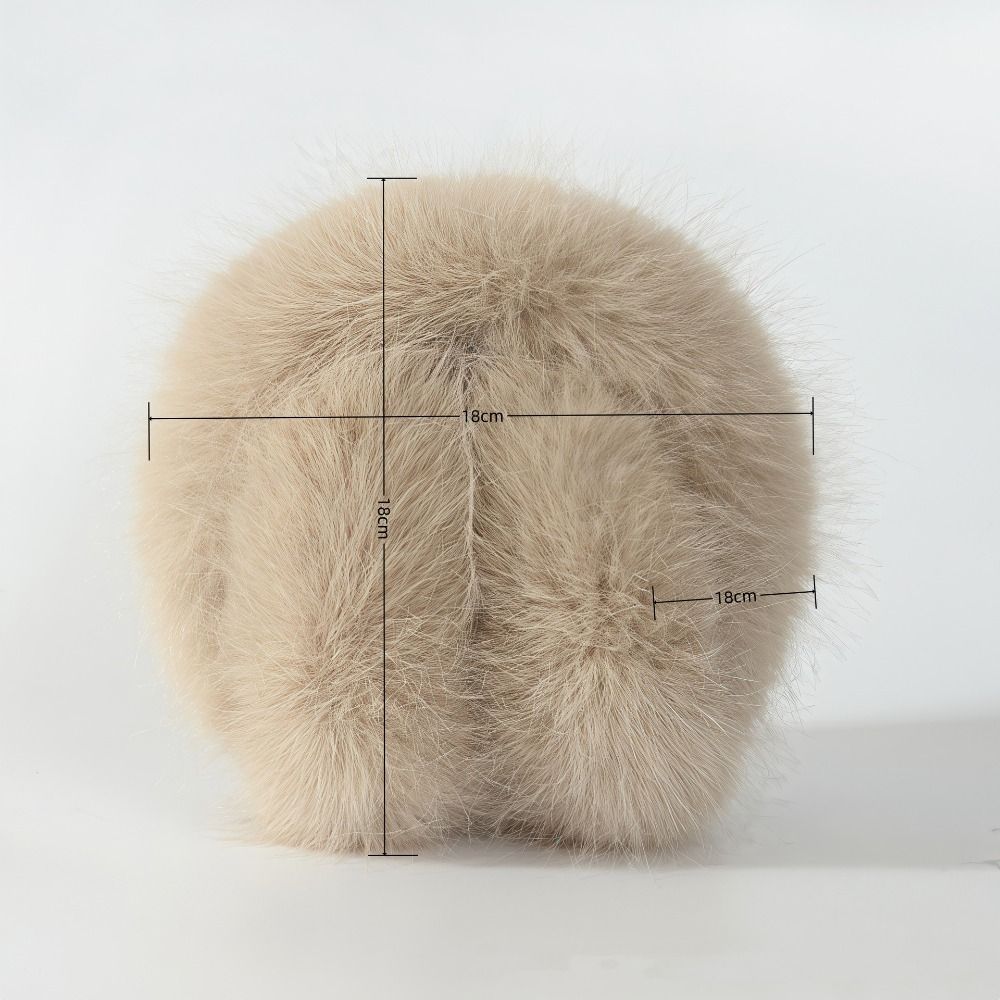 Cold Protection Soft Plush Earmuffs Winter Warm Faux Fur Ear-Muffs  For Women Men Outdoor