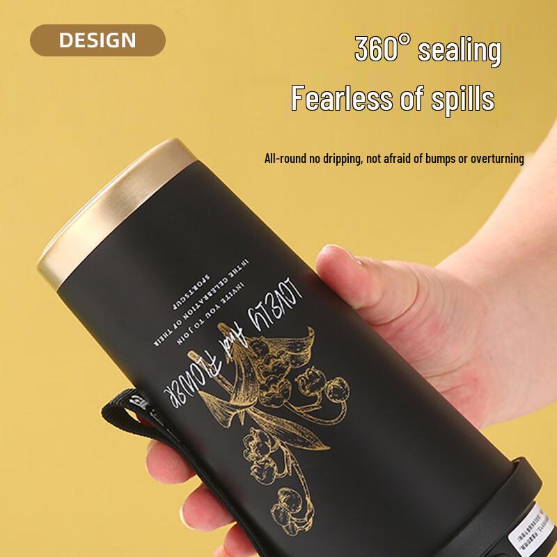 Shangqi Lily of the Valley Ceramic Travel Straw Cup