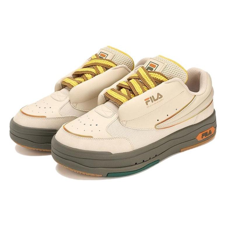 FILA Mix Low Skate Shoes 'Cream White' Men's F12M324203FWG