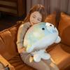 Kawaii Seal Plush Toys Cartoon Stuffed Soft Colorful Sea Lion Pillow Adorable Sleeping Cushion Birthday Gift for Baby Kids