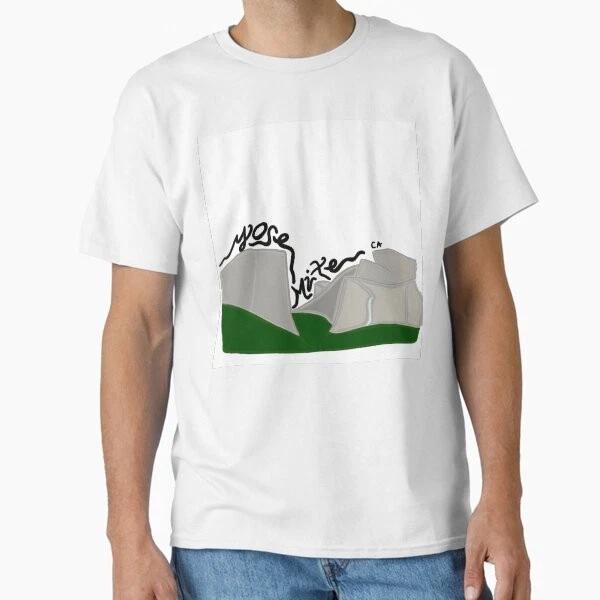 Yosemite National Park Simple Graphic Classic T Made In Usaaus Tshirt S2xl S