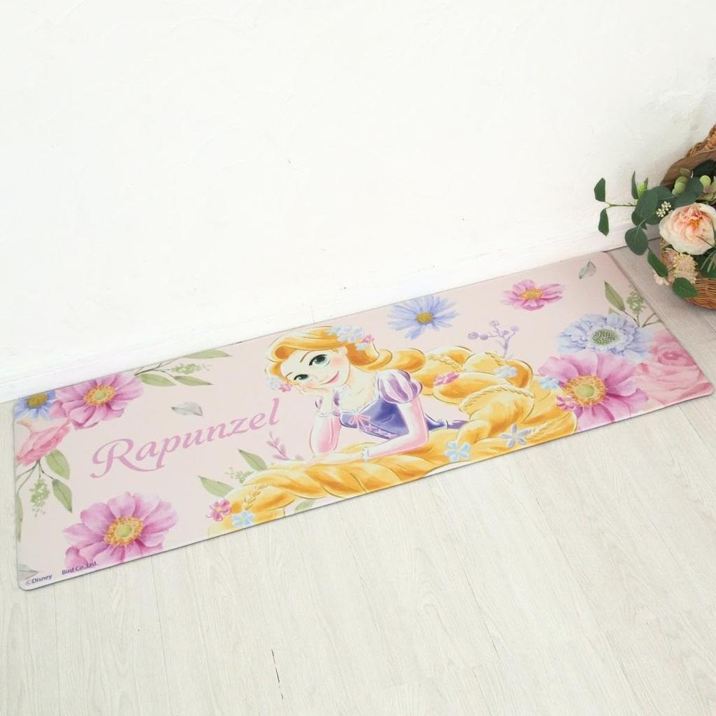 Disney Rapunzel PVC Kitchen Mat 45 x 120cm Water Repellent Finished Wipeable Kitchen Mat Usable in All Seasons Easy to Care PVC Mat Kitchen Mat Disney