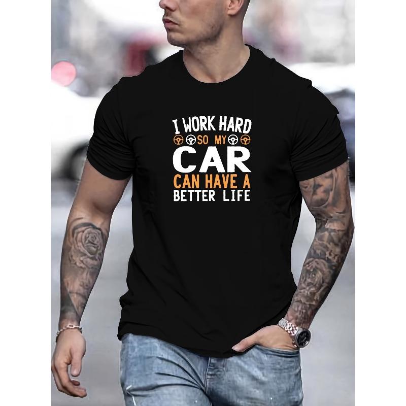 

Stylish Men S T-Shirt, Easy And Casual, Breathable Short-Sleeve Summer Sports Top with a Round Neck 4XL