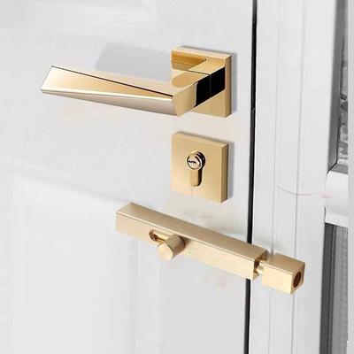 Anti-theft Door Buckle Hasp Aluminum Zinc Zinc Alloy Door Lock Buckle Door Bolts Catch Lock  Sliding Door