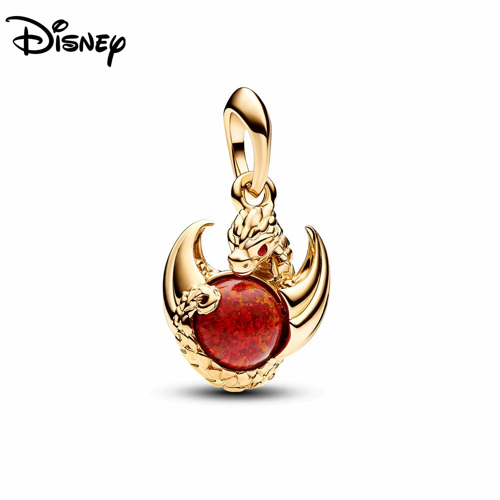925 Silver Disney Charms Dragon series Beads Pendants Fit For Necklace Original Bracelet DIY Festival Women's Party Gifts