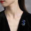Elegant Koi Goldfish Brooch – Chic Chinese-Style Enamel Suit Pin for Women