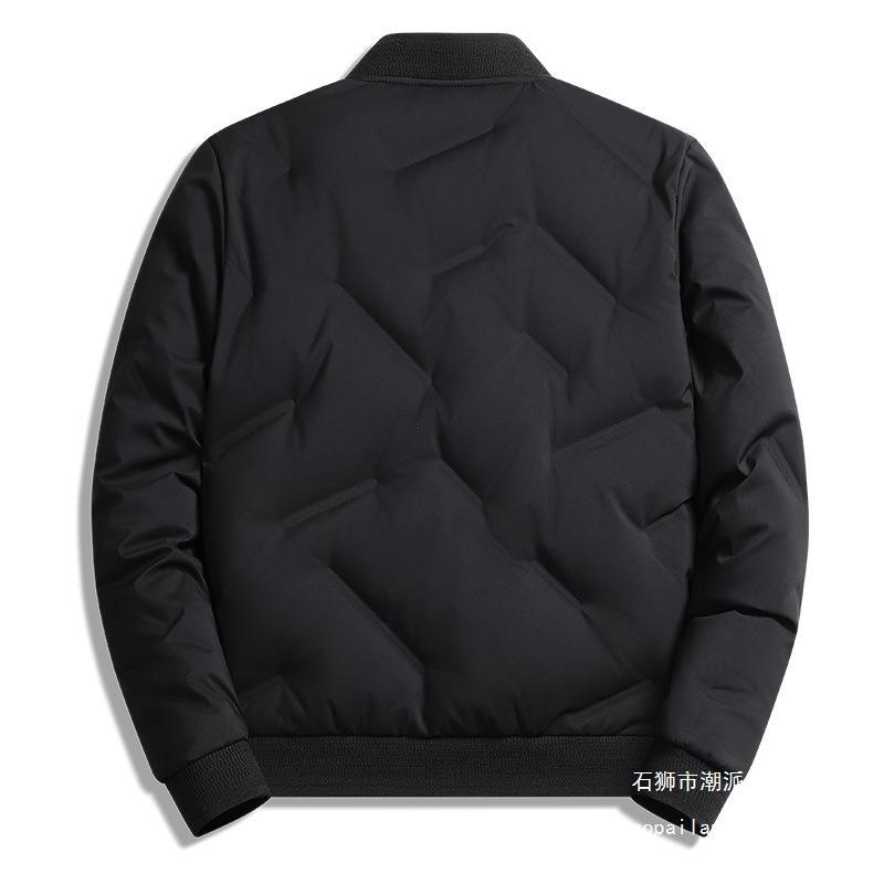 Baseball Collar Cotton Clothes Men's Short Winter Thickened Warm and Cold Warm Jacket Casual Qingchao Brand Jacket