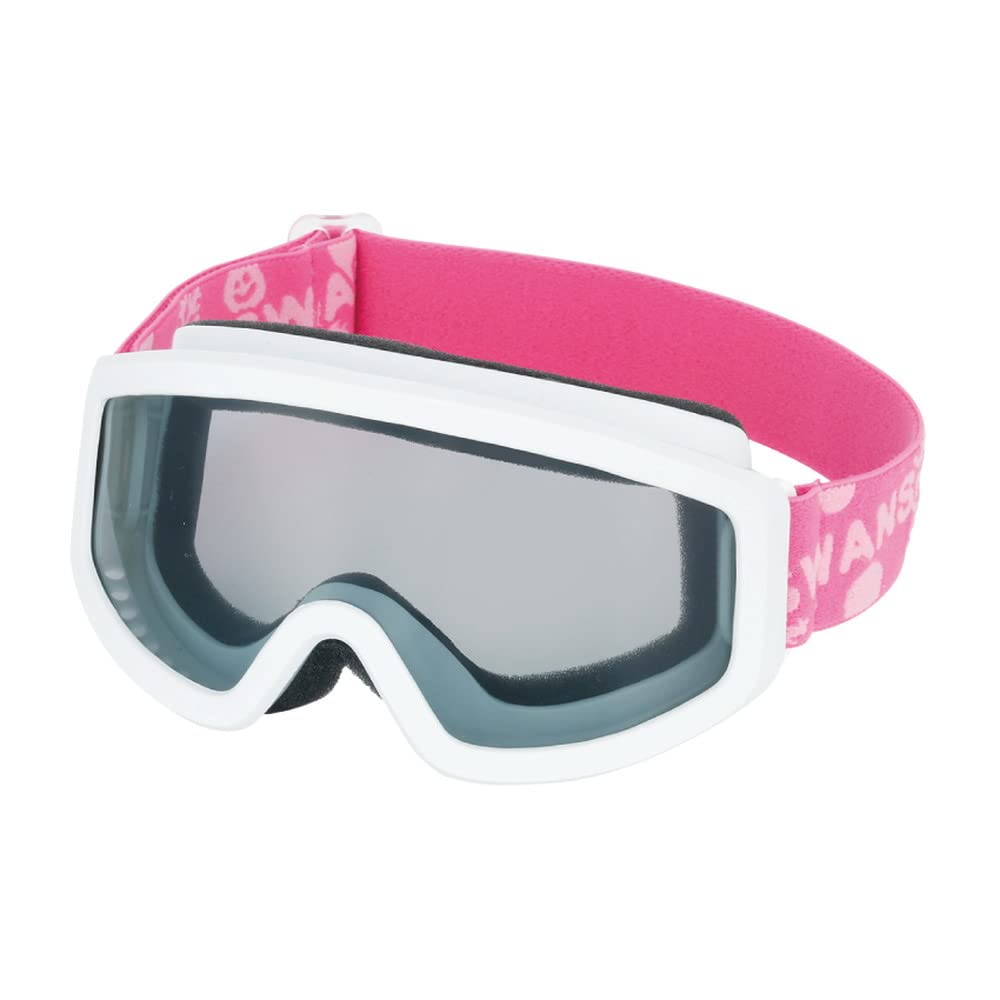

SWANS Snow Goggles Grey Ski Snowboard UV Protection White x Pink Free Size Children s 101S-GRY W/PI 99.9% W/PI