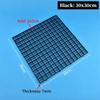 1Pcs Multifunctional Isolation Grid Board Plastic 30x30cm Undergravel Bottom Plate Tray Black White Seperator Divider Board Net
