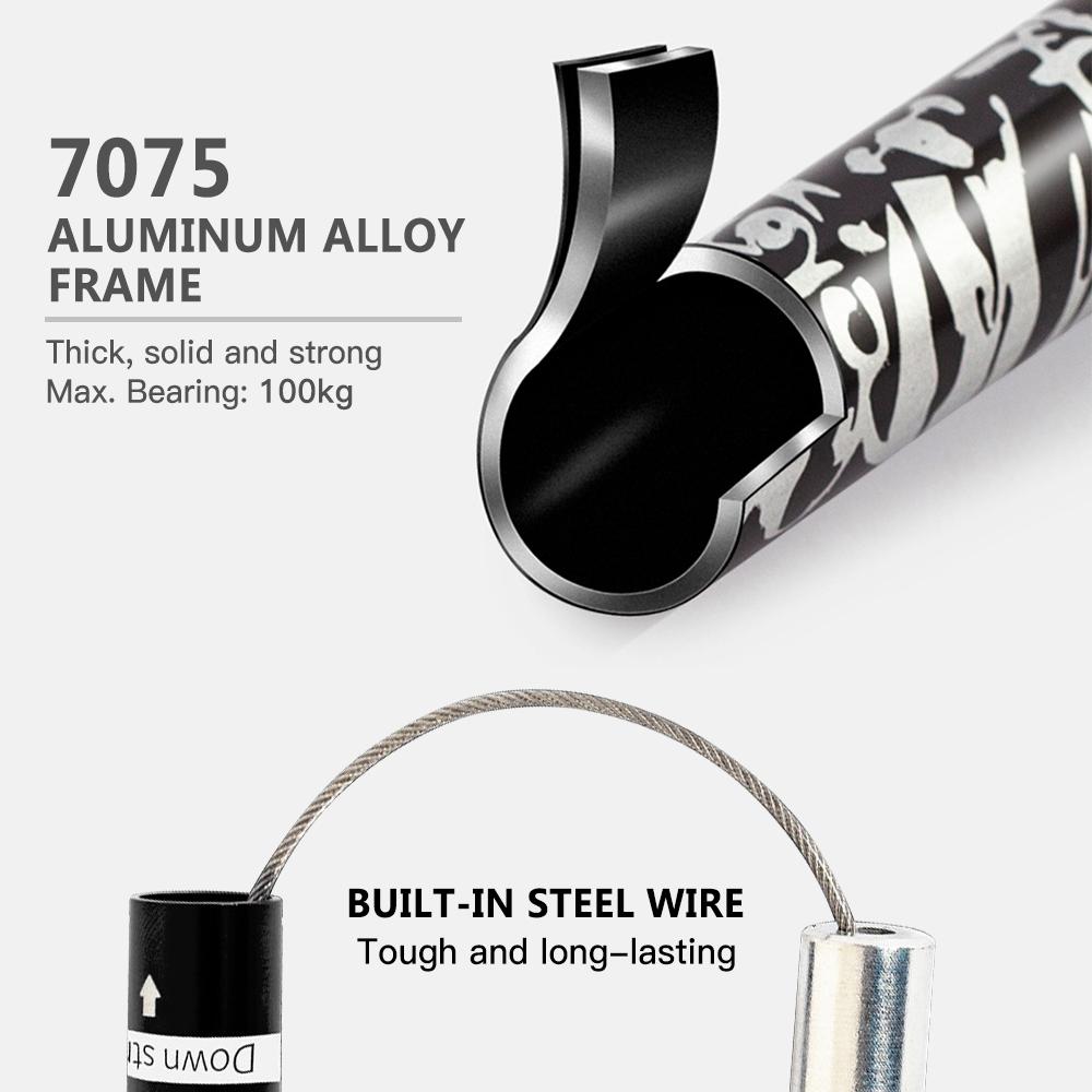 Baston de mers pliabil ușor, pliabil, cu cinci plieri, pentru drumeții, camping, backpacking