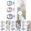 Klassische Colorblock-Haustierleine mit doppellagigem Netzstoff für Katzen und zum Verschenken