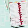 3Pcs Handmade Flexible Record Template Set for Dot Grid Journals Travel-friendly Planner Templates Coils Disc And Rings Stencil for Notebooks