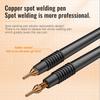 New Professional Dual Pulse Spot Welder Compact with Color LCD Portable Battery Welder USB Charging Adjustable Copper Pen Tips