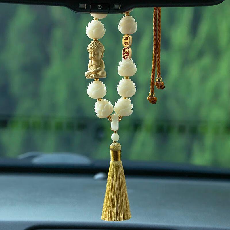 OLOMM Baby Buddha Lotus Car Pendant