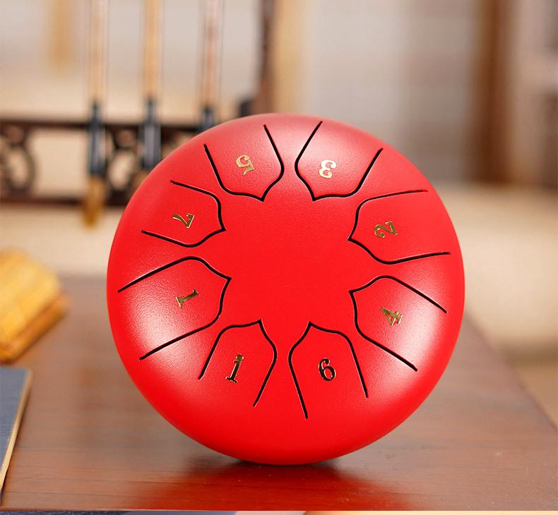 Éterický ocelový jazykový buben - 6/8/10/12/13/14 palcový Handpan perkusní nástroj.