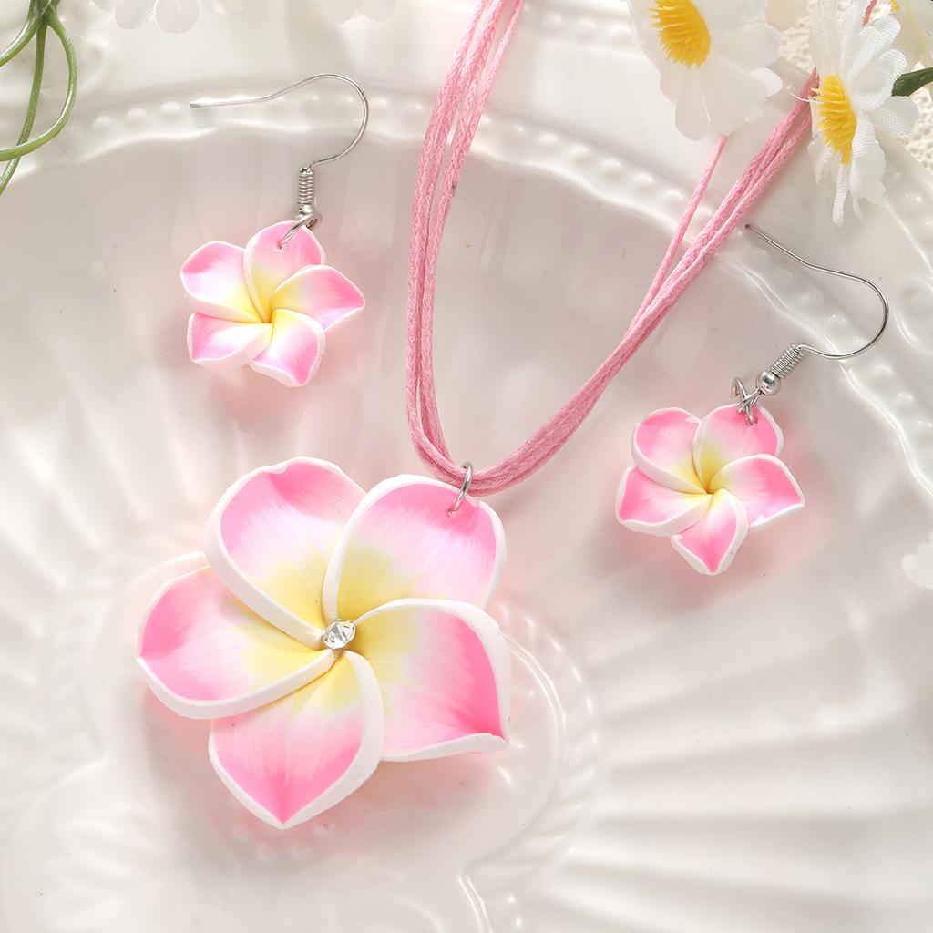 Set di Gioielli di Lusso da 3 Pezzi per Donna Collana con Ciondolo Fiore di Cristallo Vintage e Orecchini Design Raffinato Gioielli Regali per Feste 2026