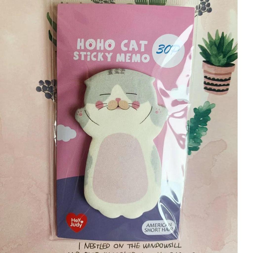 Buy 1pcs Cute Cat Memo Pad 30 Sheets Cartoon Exotic Kitties Sticky Notes Planner Diary Stickers
