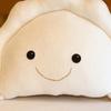 Dumpling Shape Plush Toy Cute Decorative Pillow Soft Stuffed Doll High-Elastic PP Cotton Toy Small Plush Cushion for Kids
