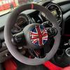 Car Steering Wheel Braid Cover 100% Fit For MINI JCW F56 Clubman Convertible Countryman Car Products Steering Wrap