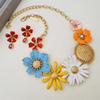 Collier de Luxe Oscar Style Vintage Émail