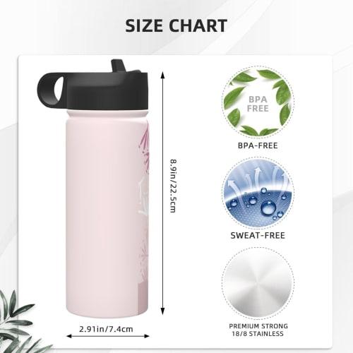 Moomin Vacuum Insulated Portable Mug, 500ml-600ml Stainless Steel Water Bottle for Car Use, Direct Drinking, Keeps Hot or Cold, Coffee Cup with Lid, P