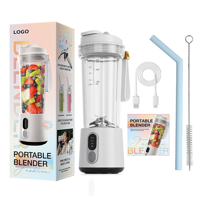 Portable Multifunctional Blender & Juicing Cup - 600ML Upgraded Ice Crushing Juicer